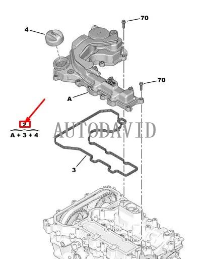 غطاء رأس الأسطوانة لسيتروين DS3 OEM: 9849189680 HS01-018-005