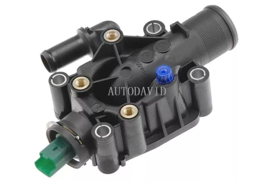 شفة المياه تجميع ترموستات نظام التبريد لبيجو 207 307 308 ، سيتروين C2 / 4/5 OEM: 1336Z0 ، 9647265980 HS02-021-002 