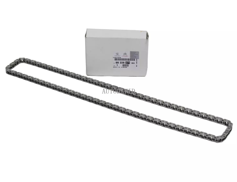 سلسلة توقيت المحرك جديدة أصلية لبيجو 3008 5008 RCZ Citron DS/3DS5/DS6 1.6THP 155 وبيجو 1.8 THP OEM: 9800475480 9822827180 V861831780 V753478480 0816H9 HS01-011-008