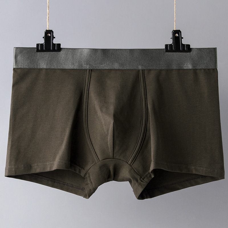 Manufactroy OEM ODM High Quality Custom Men's briefs plain cotton boxer Underwear Stylish Printed Underwear For Cool Man