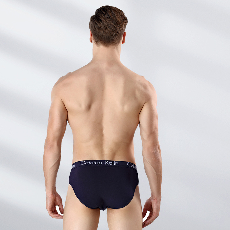 Mens Underwear Cotton Boxer Briefs Stretch Cotton Multi-color Multi-code Mens Briefs