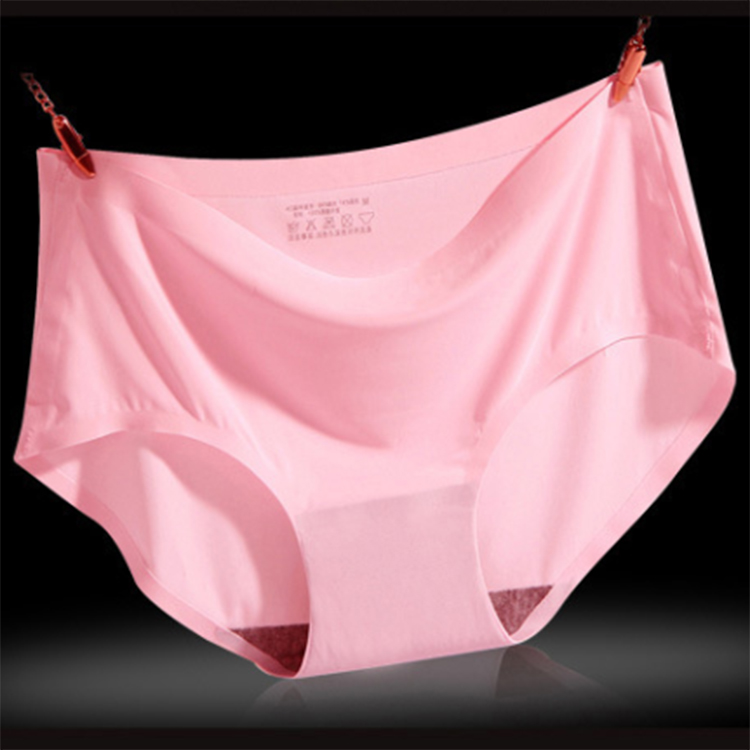 Wholesale ladies seamless underwear satin panties Nude silk cheap ladies panties seamless underwear