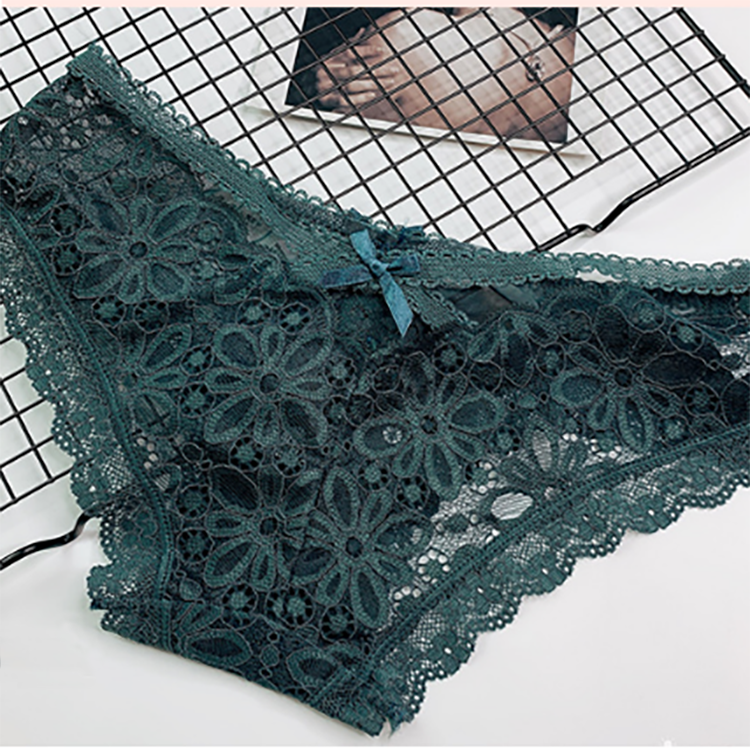 hottest sale Women panties Ladies Briefs Ice Silk Sexy Lace Panties Seamless Transparent Underwear