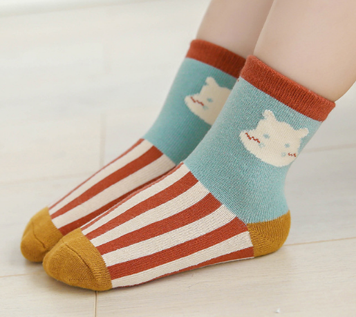 Kids slouch socks wholesale cartoon style cotton kids socks boys socks