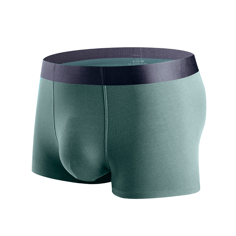 Manufactroy OEM Design Modal Men's briefs breathable soft solid color briefs men's boxer sexy shorts