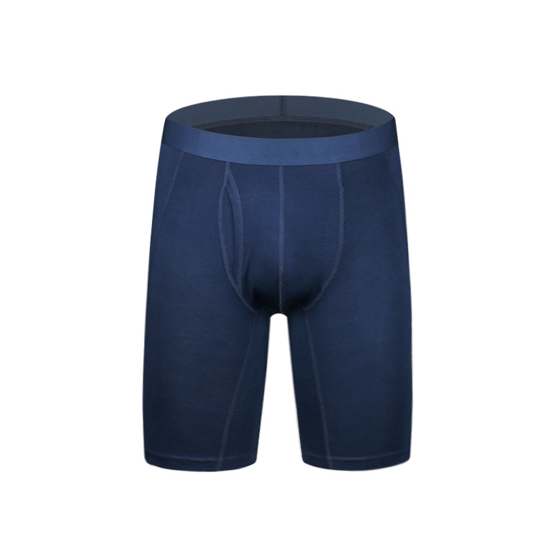Wholesale Custom Logo Cotton Spandex Sport Boxer Briefs For Men Underwear Men shorts plus length