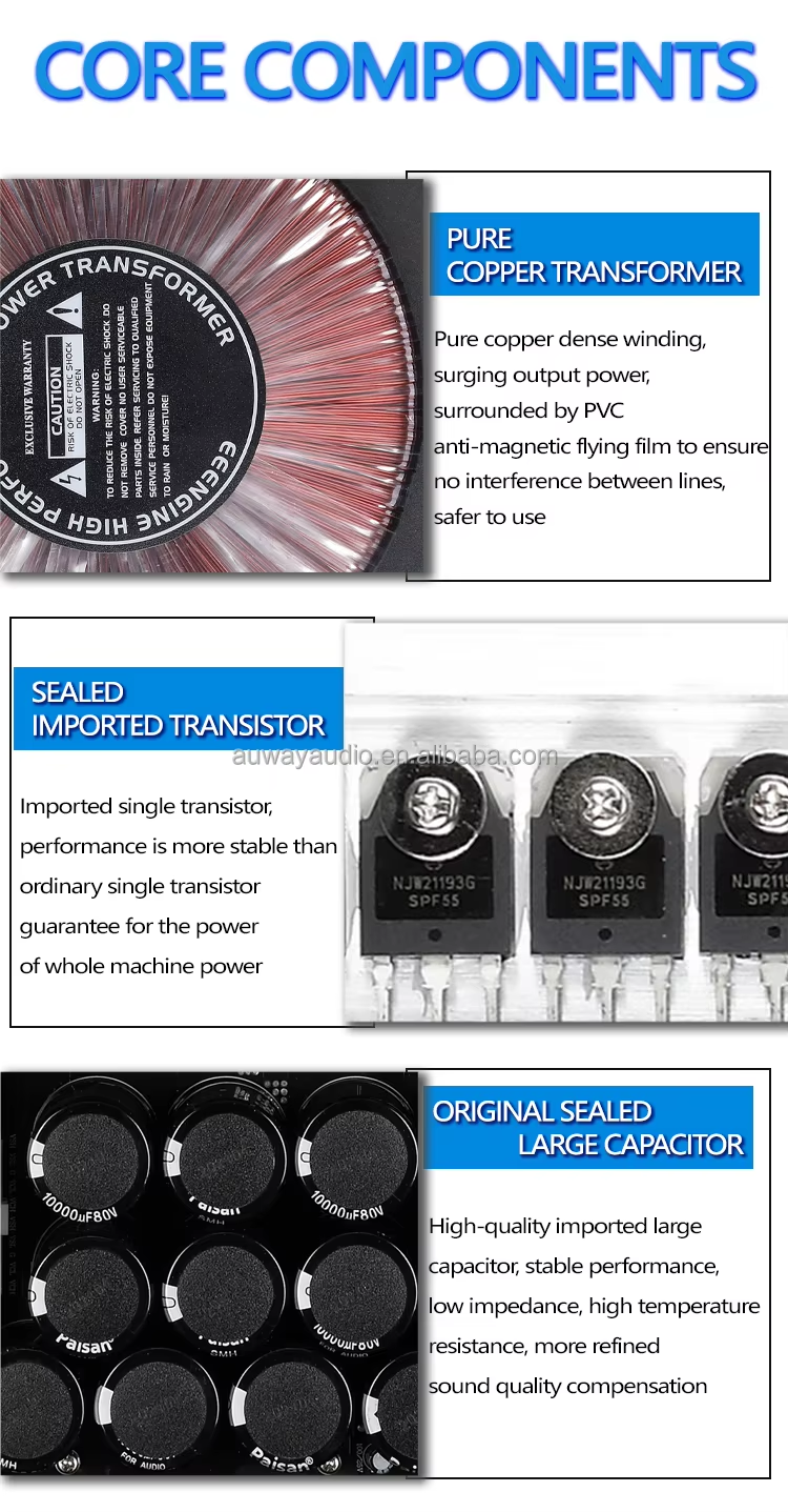 Penguat 4 saluran 600W