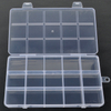 15 Grids Plastic Organizer Box 17.3x9.8x2.3cm