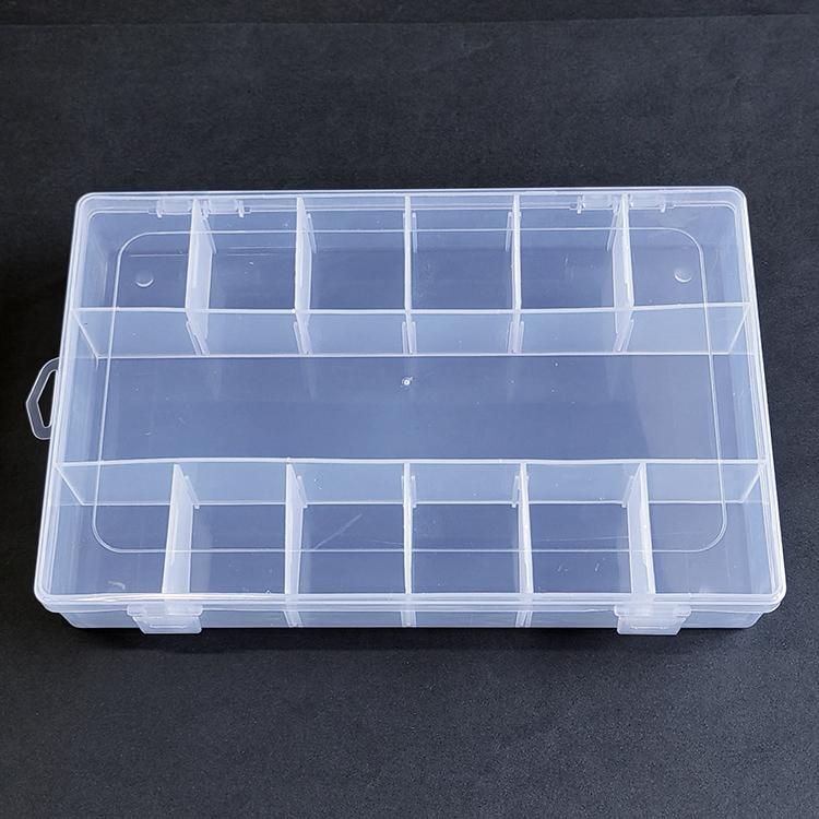 13 Grid Plastic Organizer Box 27.3x18.4x4.3cm