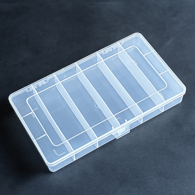 6 Grids Plastic Organizer Box 20.5x11.5x3.3cm