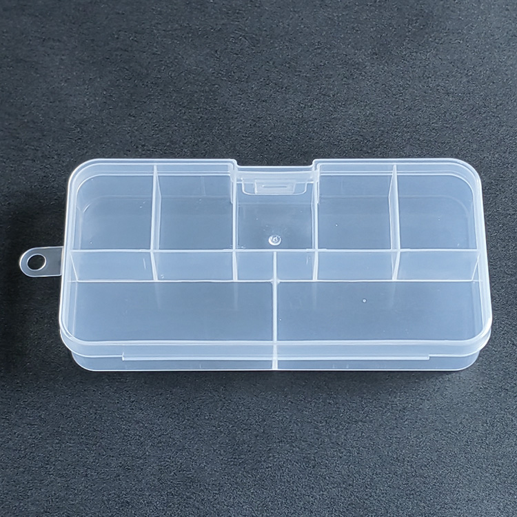 7 Grids Plastic Organizer Box 12.8x6.5x2.2cm