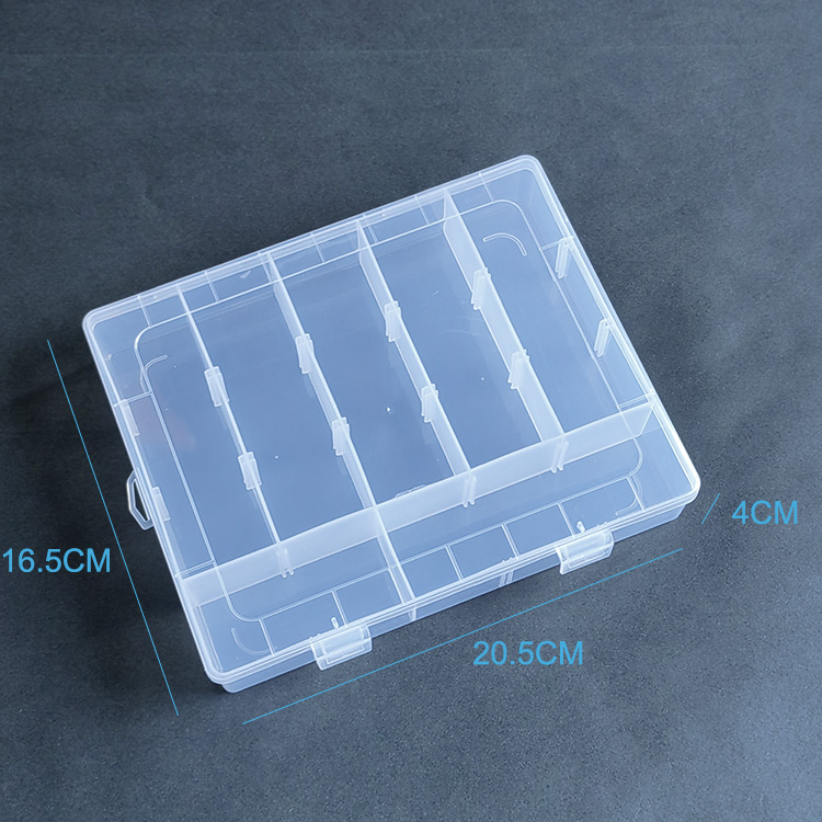 7 Grids Plastic Organizer Box 20.5x16.5x4cm