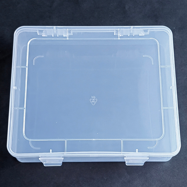 Empty Plastic Organizer Box 18.5x15.5x4.1cm