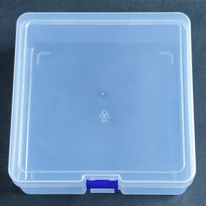 Empty Plastic Organizer Box 14.6x14.6x6.2cm