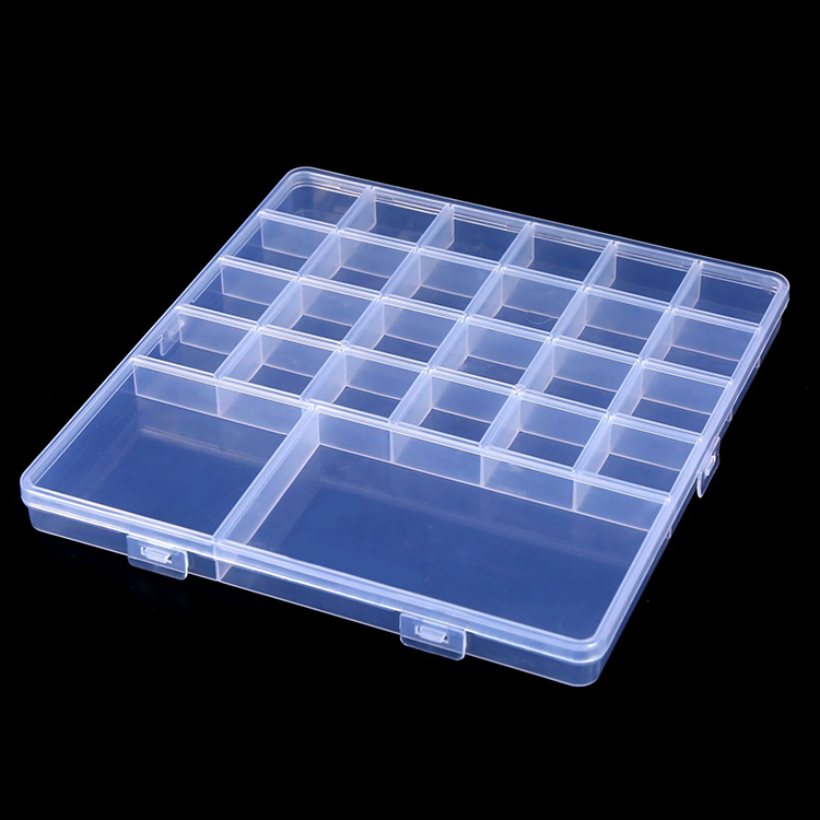20 Grid Plastic Organizer Box 19x17x1.8cm