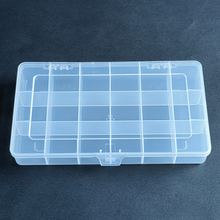 18 Grid Plastic Organizer Box 20.5x11.5x3.2cm