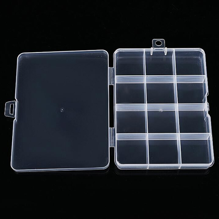 12 Grids Plastic Organizer Box 13.5x10x1.9cm