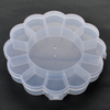 13 Grids Plastic Organizer Box dia. 15.6 x 2.5cm