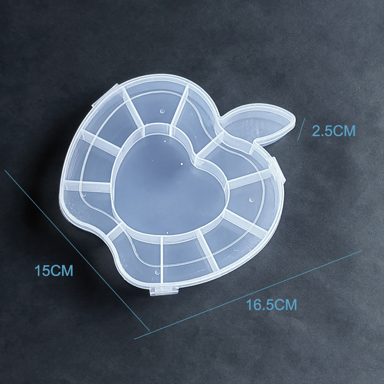 12 Grids Plastic Organizer Box 16.5x15x2.3cm