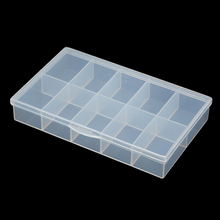 10 Grids Plastic Organizer Box 16.4x9.6x2.7cm