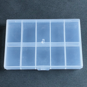 10 Grids Plastic Organizer Box 13x9x1.8cm