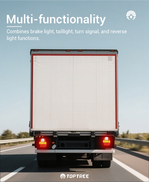 LED Truck Combination Rear Lights LED 트럭 조합 후방 조명