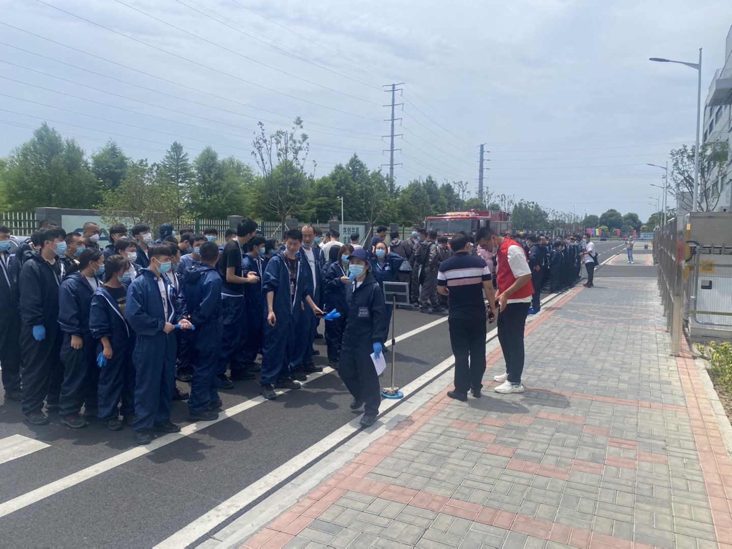 中航锂电消防疏散演习4