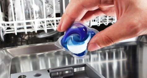 食器洗い機のポッドの使用方法