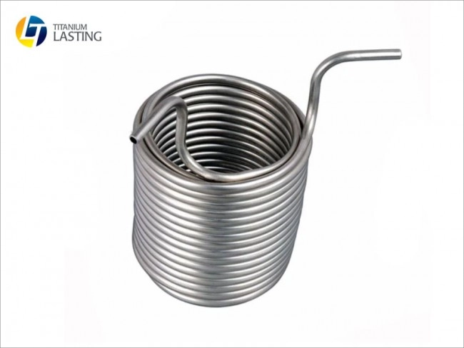 Tubo de bobina de titânio ASTM B337