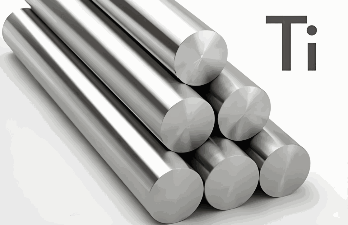 Titanium Round Bar Barre ronde en titane