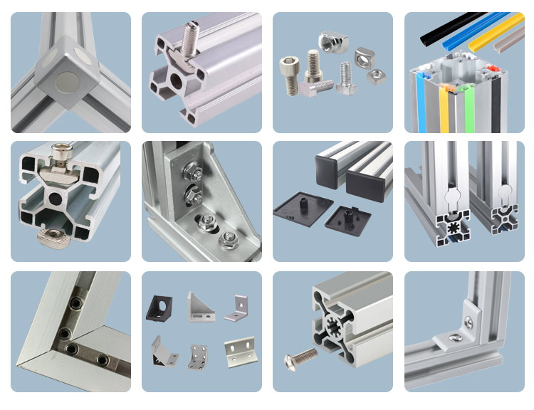 80 20 aluminum extrusion accessories_4 80 20 alüminyum ekstrüzyon aksesuarları_4