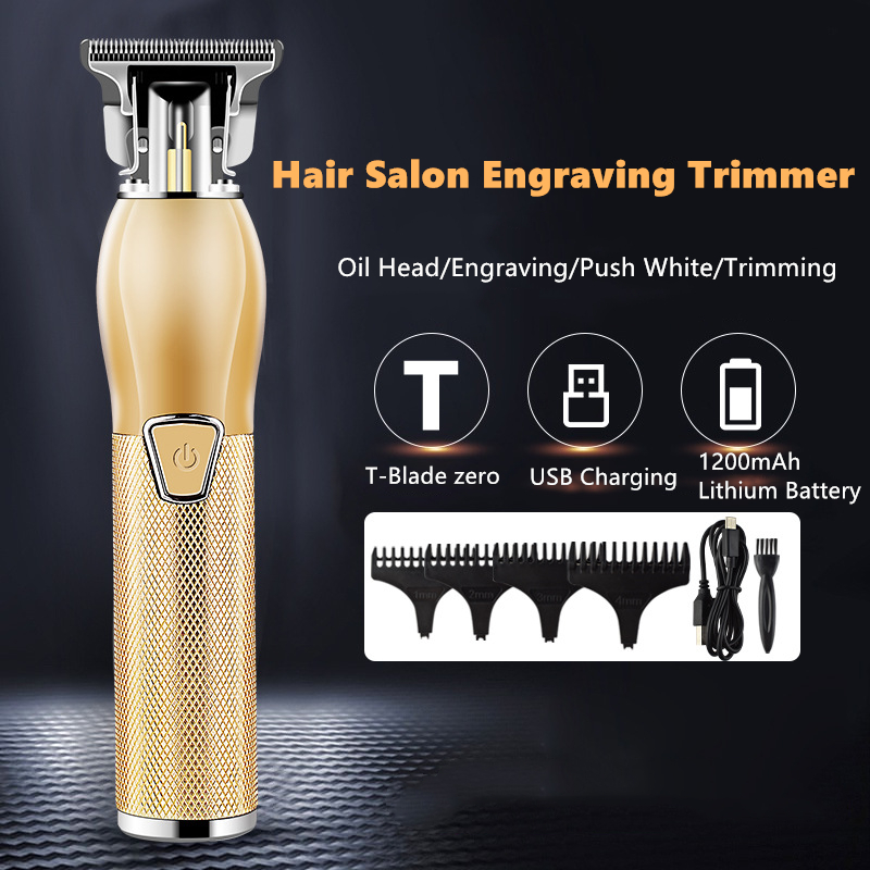 Newest Zero Gap Cordless Hair Trimmer Clippers Rechargeable USB Hair Cut Machine Electric Hair Clipper Trimmers