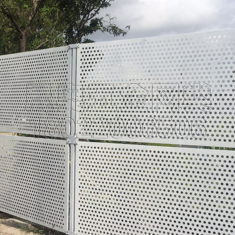 中山圆孔冲孔围挡 工地隔离围挡厂家