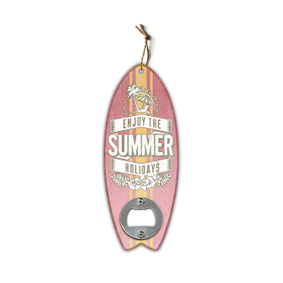 1Pc Vintage Surfboard Shapes Wall Bottle Openers Bar Restaurant Wall Decor MDF Ornaments