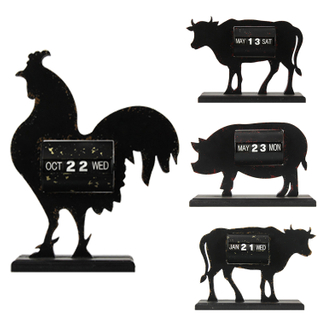 New Style Variety Animal Shape Design Desktop Calendar Provide Customization Services