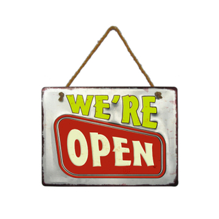 2019 Hot Custom Handmade Fashion Metal Plate Tin Sign, Warning Sign For Road