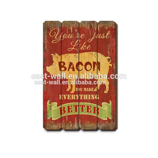 Indoor Advertising Wall Mounting Plaques, 2 Hooks on the Back