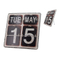 Metal desk calendar gifts custom printing desk calendar for home decoration