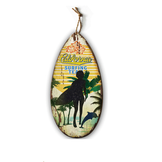 Retro Wall Craft Decor with HEMP ROPE Plaque