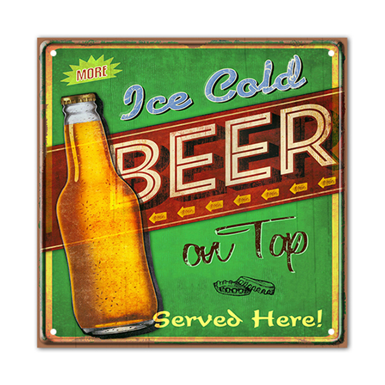 Metal signs plaque bar cafe home restaurant wall decor
