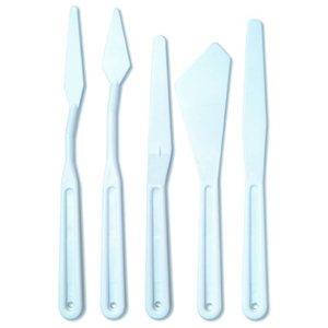 5pcs Plastic Painting Knives Set