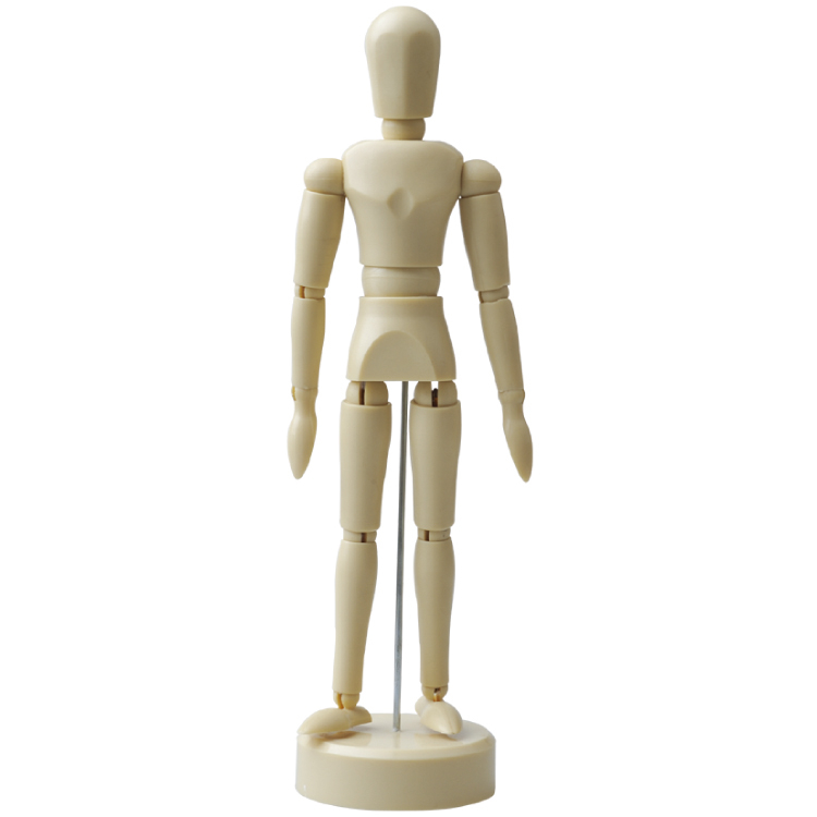 8" Plastic Human Manikin Paper Box