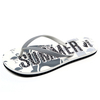 AH-8E030 Semelle intérieure en relief imprimée de couleur vive pour femmes EVA Pantoufles de plage Flip Flop