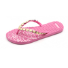 Playa de encargo impresa colorida elegante casual Hawaii verano zapatillas flip flops sandalias