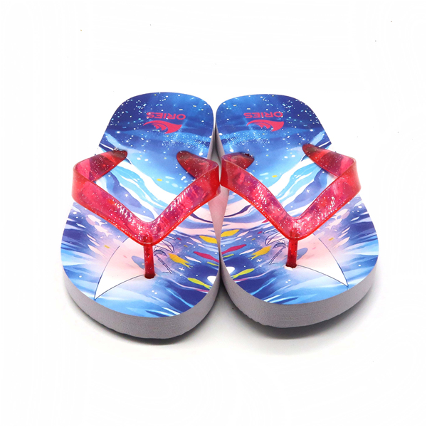 Ories AH-8P063 Chanclas de verano hermosas coloridas personalizadas impresas de alta calidad para niños