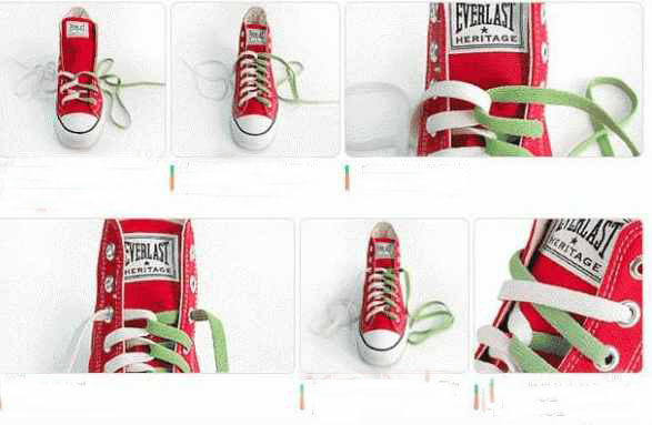 Encaje estilo mixto bicolor