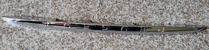 لوحة الترخيص الخلفية بيجو 206 T11 2006 OEM:8742Q5 DVD11-1107