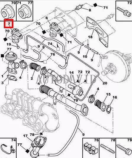صمام الملف اللولبي للضغط التوربيني لسيتروين C5 بيجو 206 406 شريك 2.0 2.2 HDi OEM: 0928400309، 1628HC، 1628LR، 96289712، 96357042، 9628971180، HS03-033-011