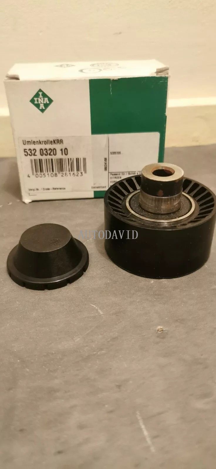 بكرة الموتر لبيجو 206 406 سيتروين C2 C5 بيكاسو، البلاستيك OEM: 575129A 96188885A HS01-017-024