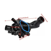 نظام التبريد مجموعة ترموستات شفة المياه لبيجو 208 308 3008 1.4 VTi، سيتروين C4/5، DS3/4 OEM: 9810916980 1336Z6 11537534521 HS02-021-001 